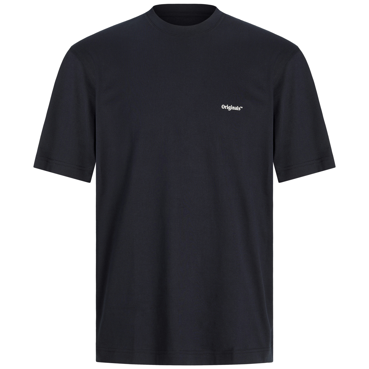 Jack&Jones T-Shirt mit Print auf Vorder- und Rückseite schwarz