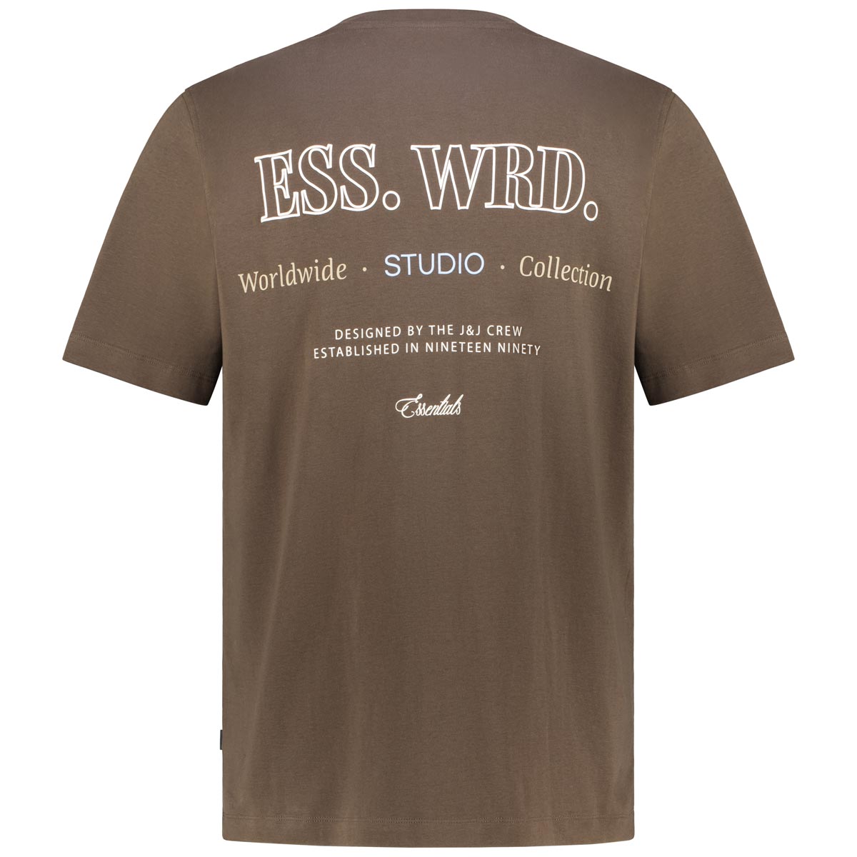 Jack&Jones T-Shirt aus Biobaumwolle braun