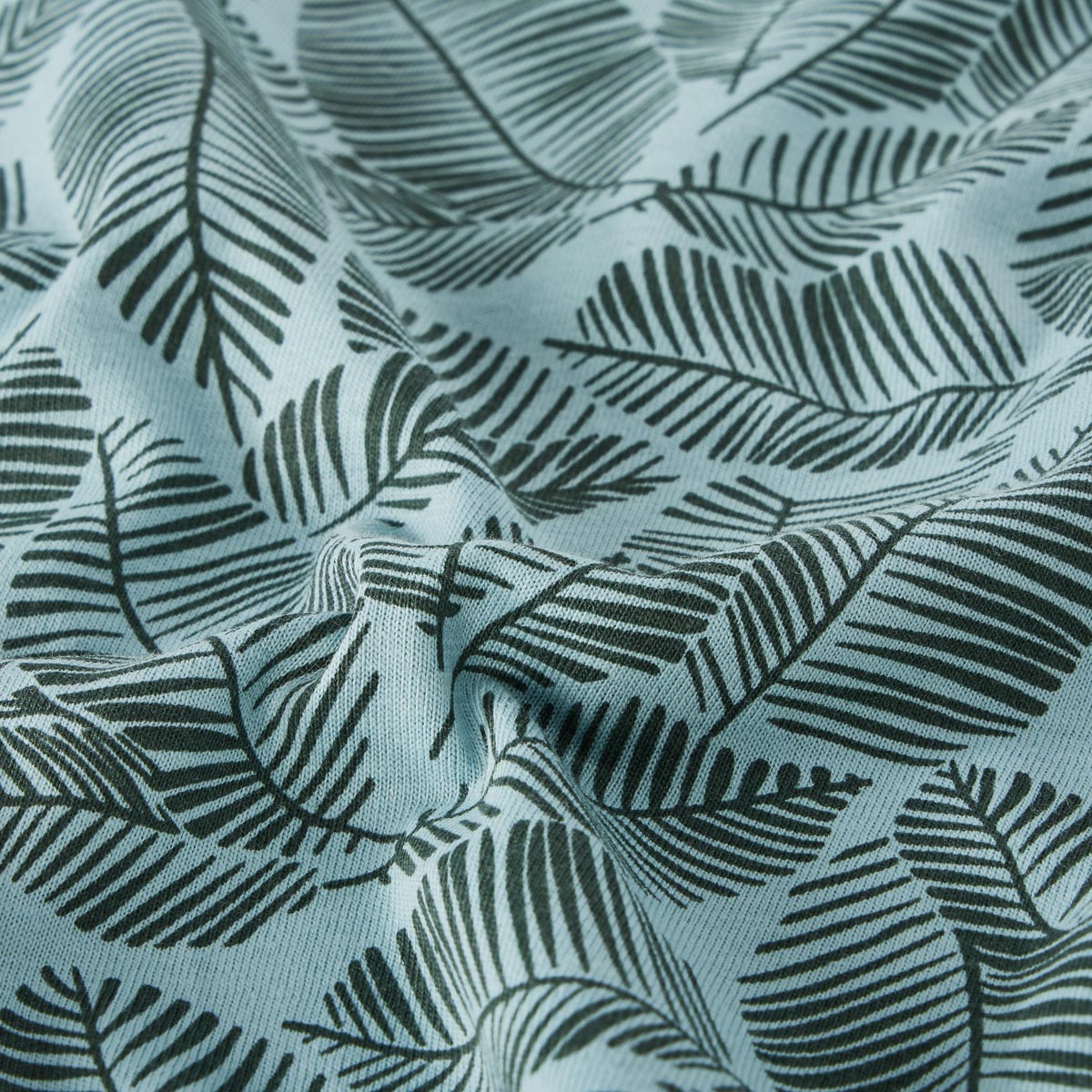 North T-Shirt mit Allover-Muster blau