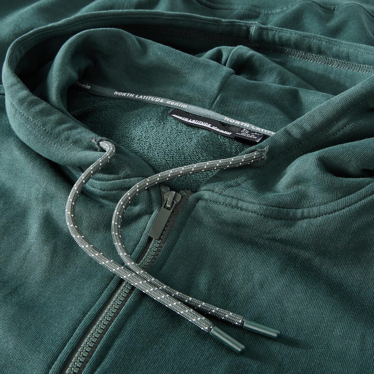 North Kapuzenjacke aus Baumwolle grün