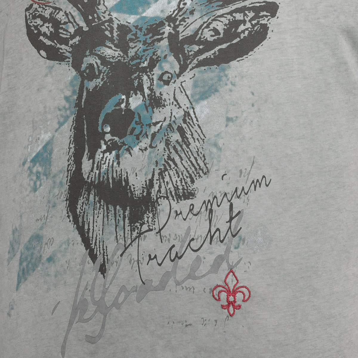 HangOwear T-Shirt mit Motiv-Print grau