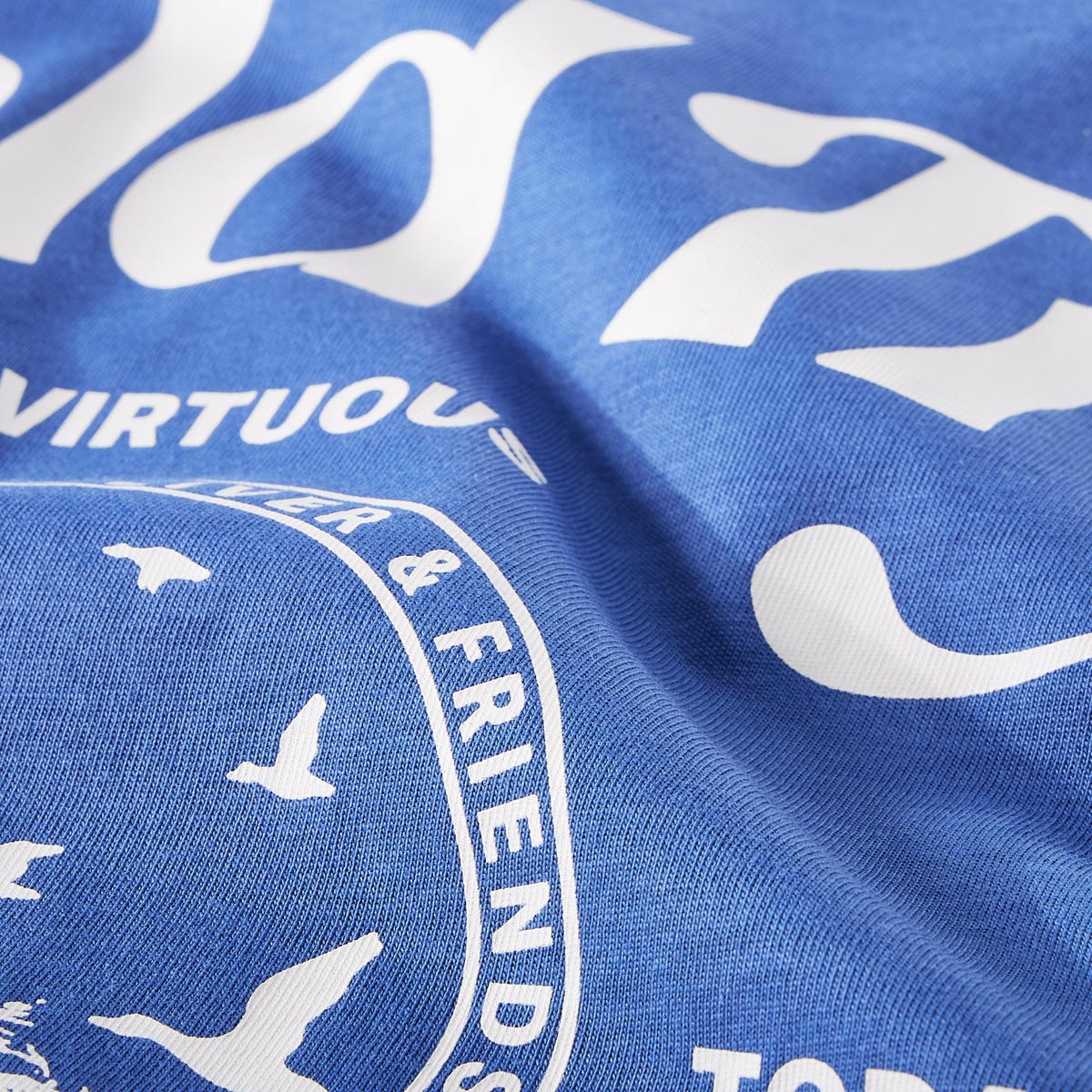 s.Oliver T-Shirt mit Print blau