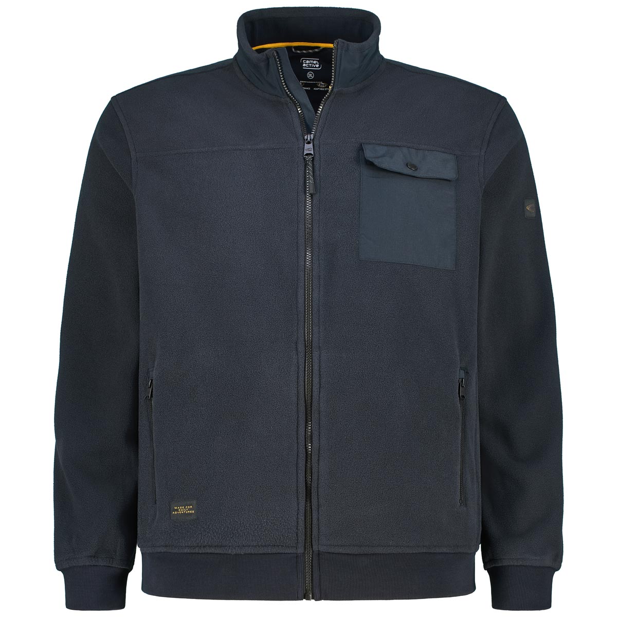 camel active Fleecejacke aus Funktionsmaterial Farbe dunkelblau Größe: 4XL günstig online kaufen