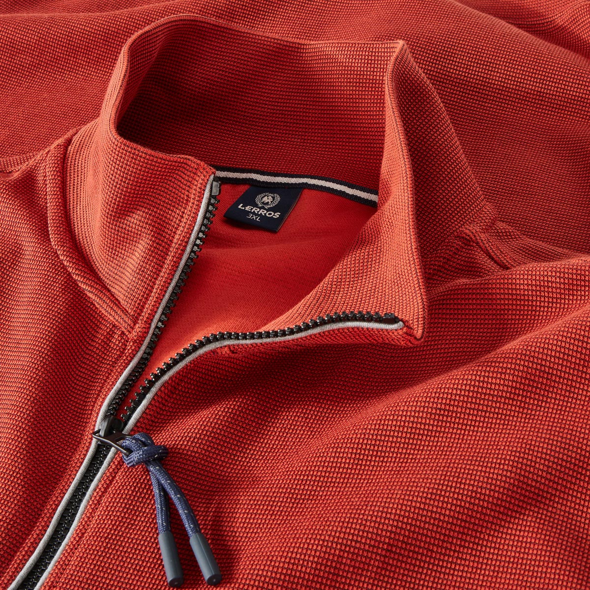 Lerros Sweatshirt aus Baumwollmischung rot