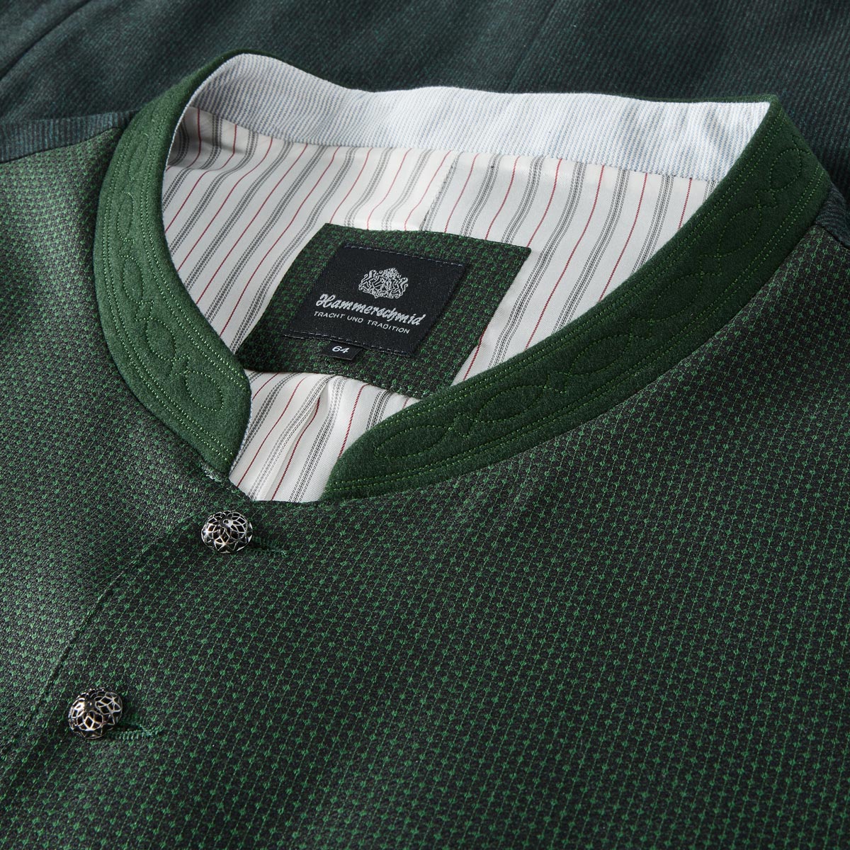 Hammerschmid Trachtenweste "Mirko" mit Stretch grün