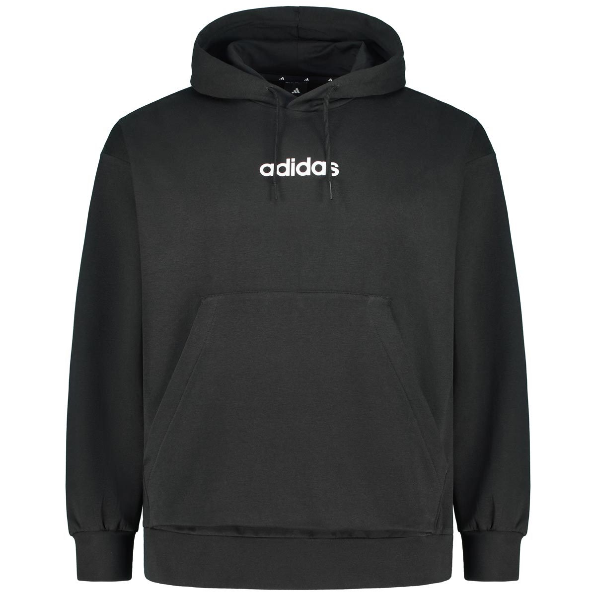 adidas Hoodie aus Materialmix Farbe schwarz Größe: XXL günstig online kaufen
