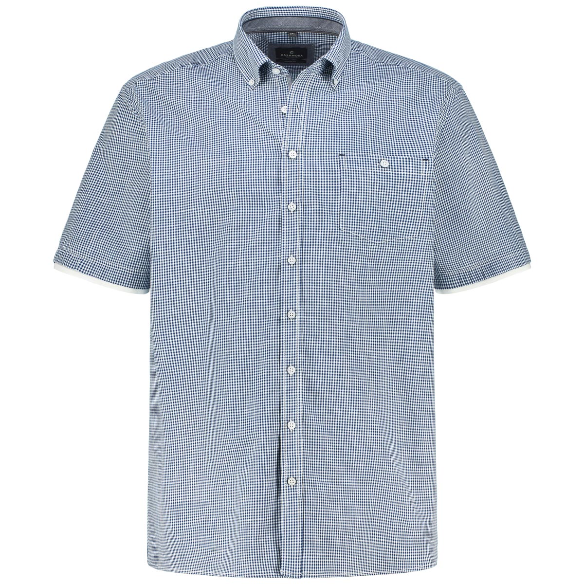 CASA MODA Freizeithemd mit Karomuster Farbe blau Größe: XXL günstig online kaufen