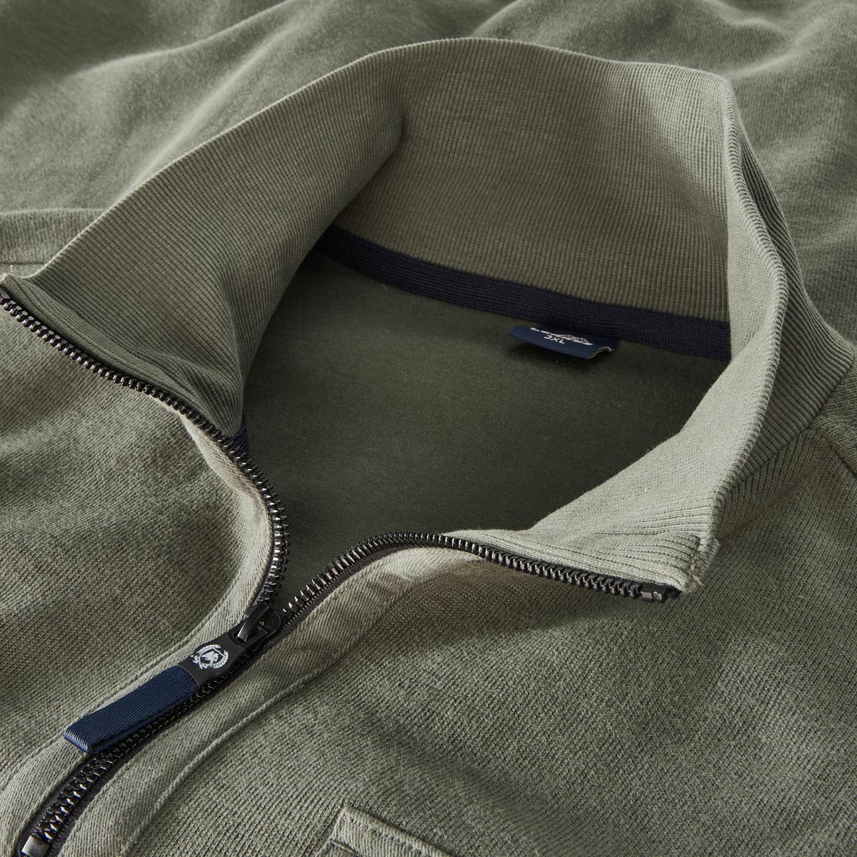 Lerros Troyer aus Baumwollmischung khaki