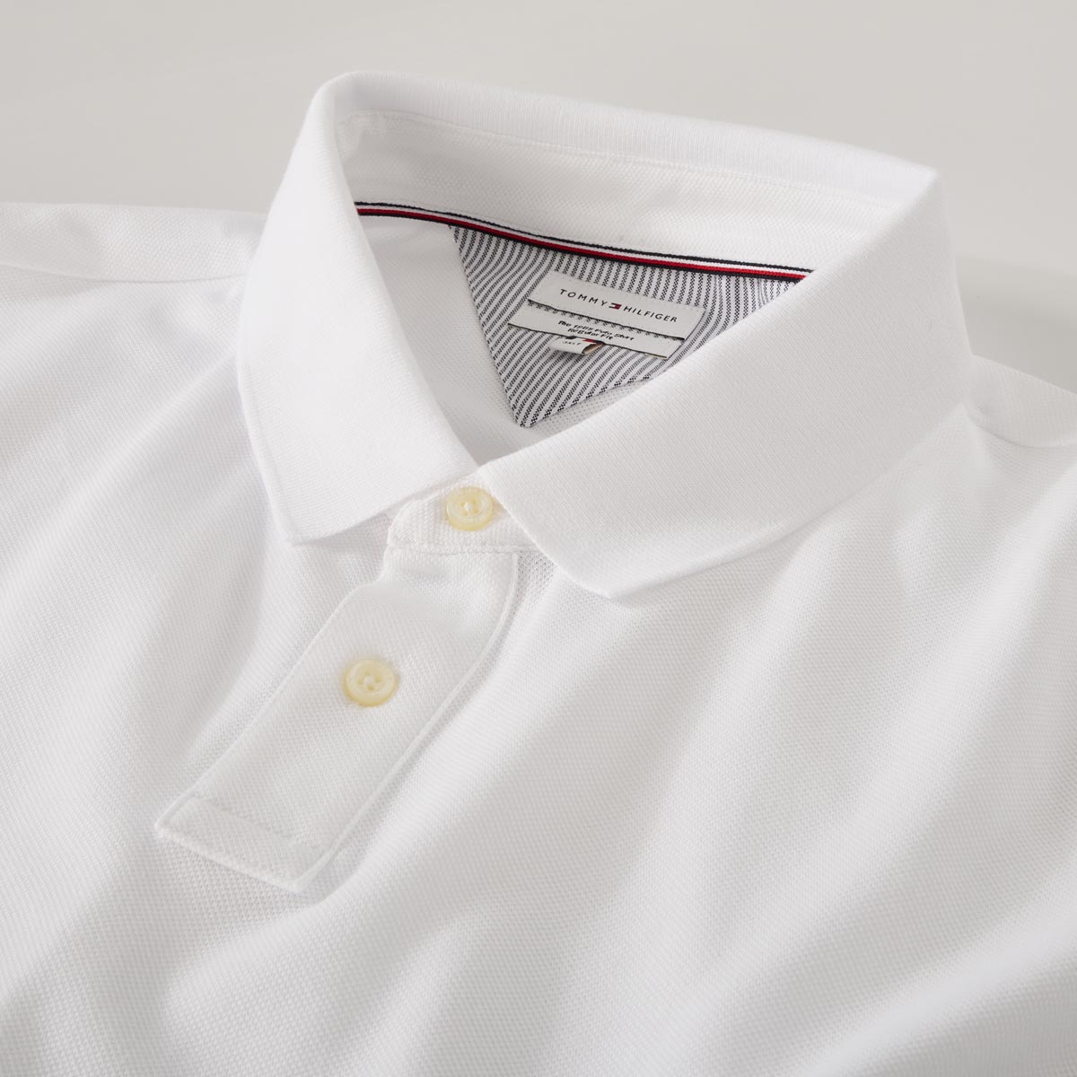 Tommy Hilfiger Poloshirt mit Stretch weiß