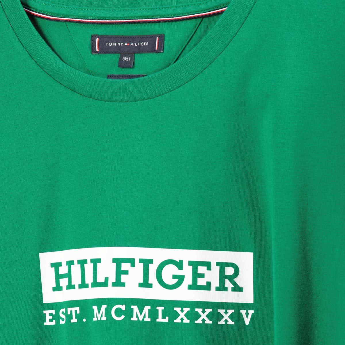 Tommy Hilfiger T-Shirt mit Label-Print grün