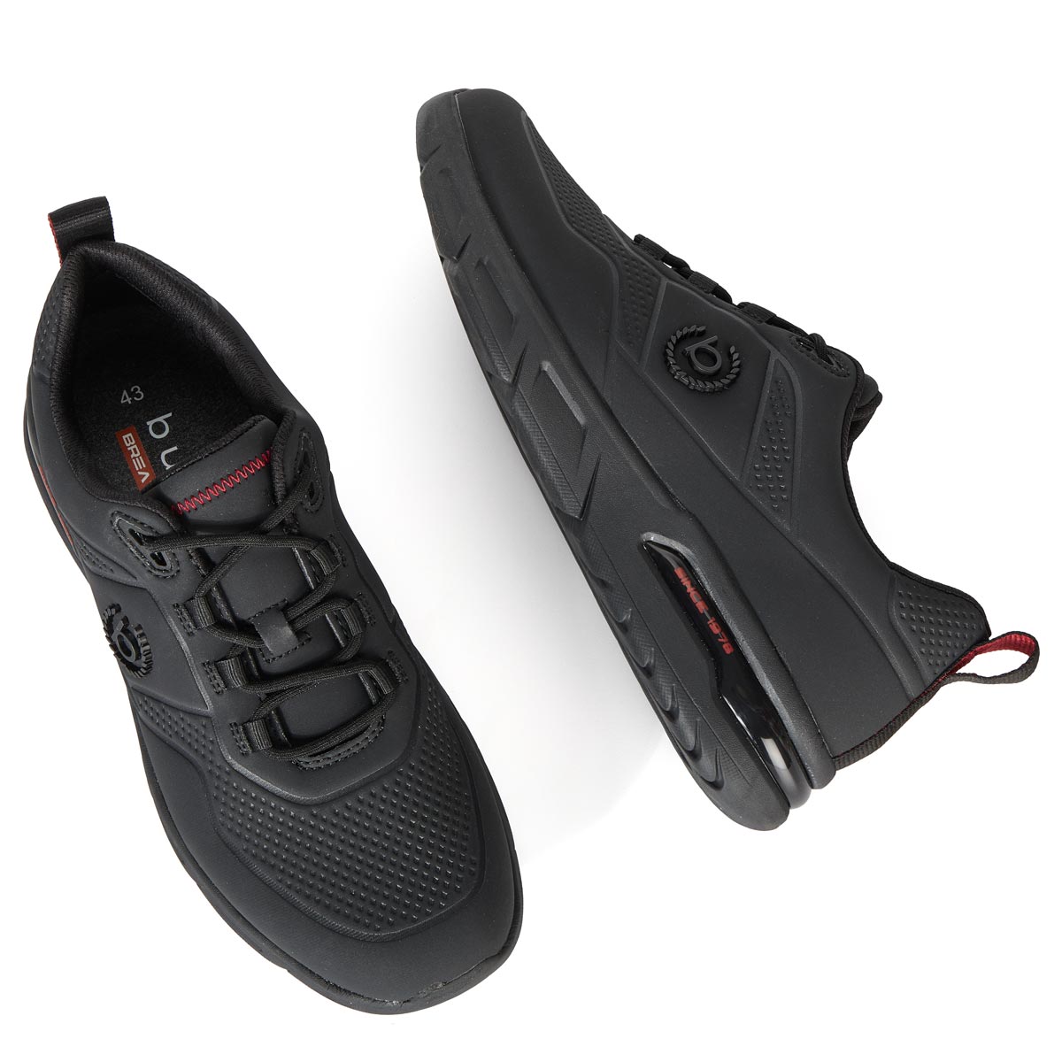 bugatti Sneaker mit Wechselfußbett, leicht  schwarz