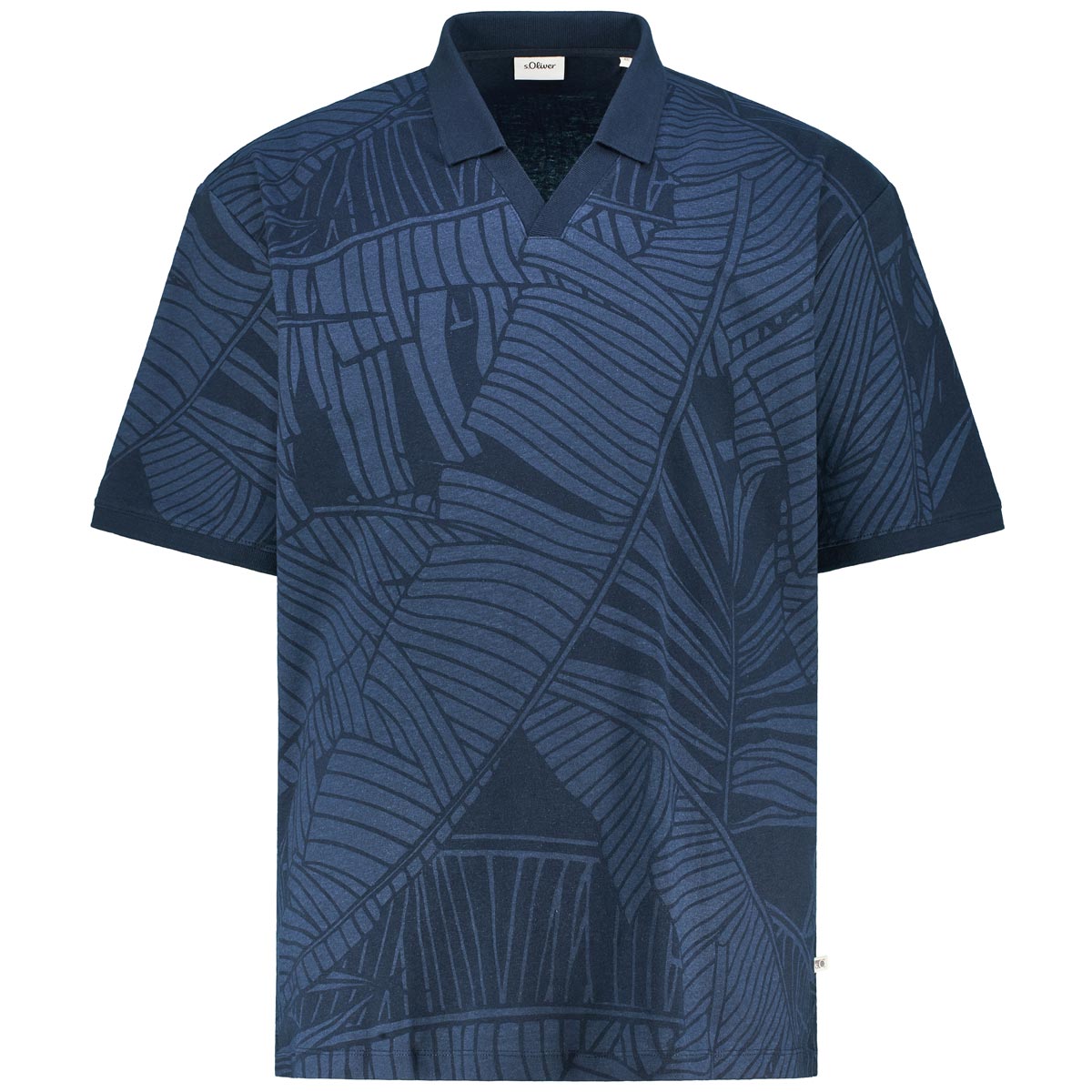 Poloshirt mit Allover-Muster