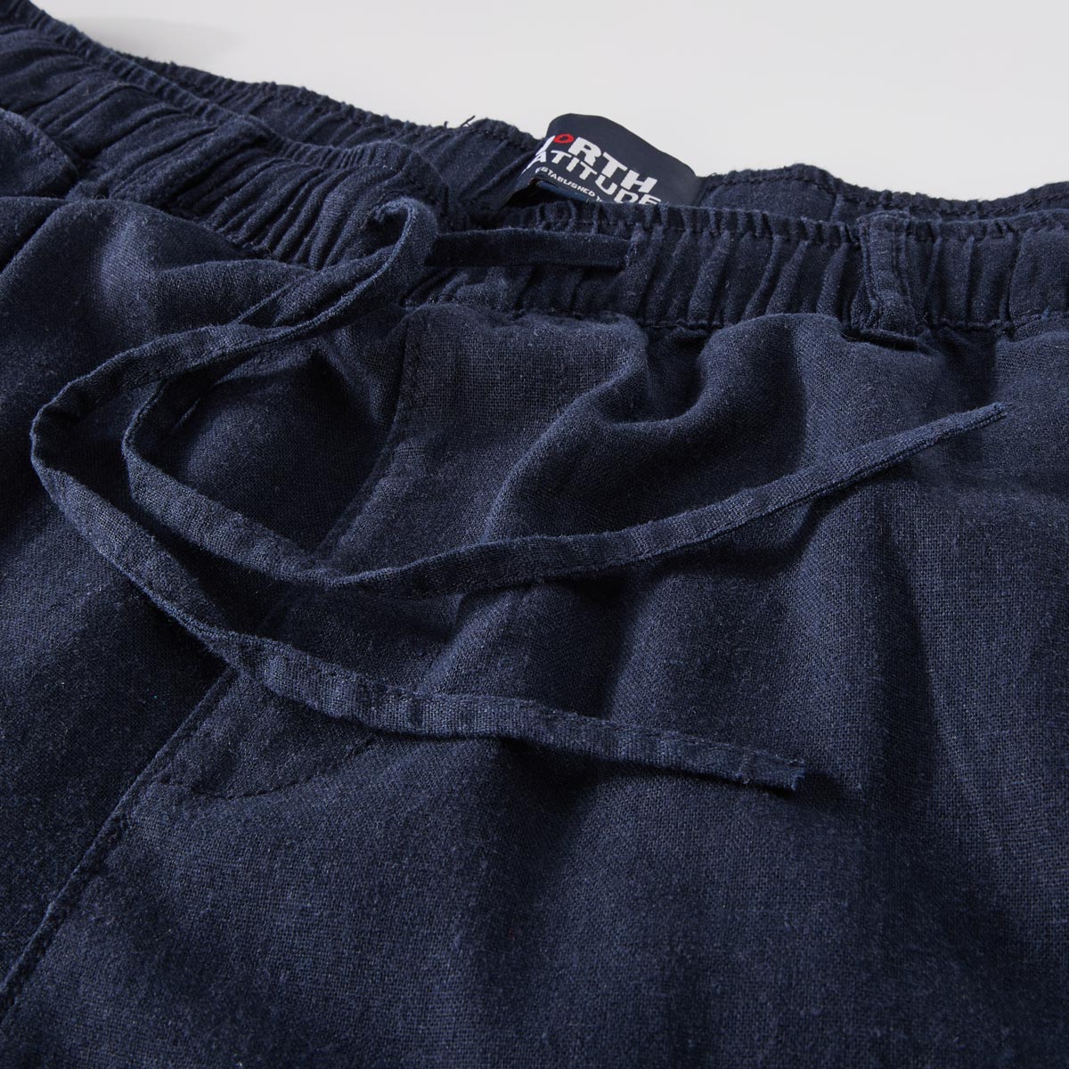 North Chino-Shorts mit Leinen dunkelblau