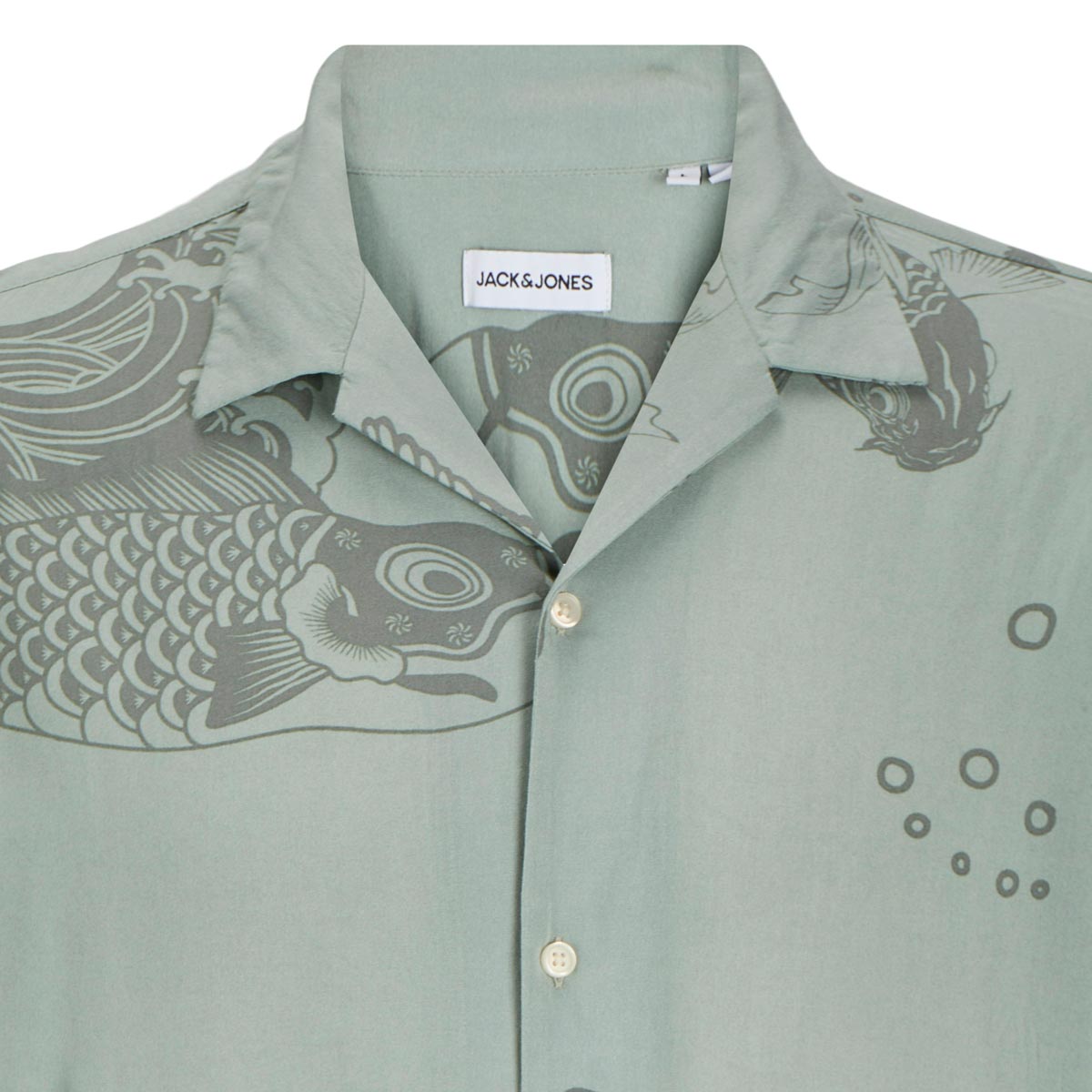 Jack&Jones Freizeithemd aus Viskose grün