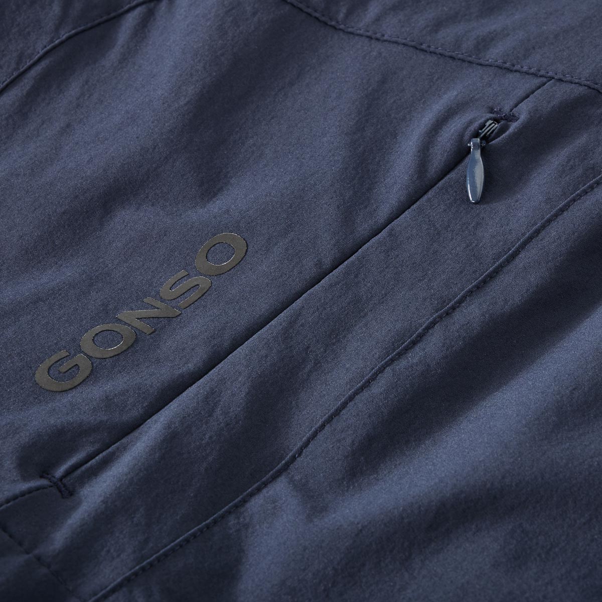 Gonso Trekking-/Bike-Shorts mit einknöpfbarer Gel-Pant dunkelblau