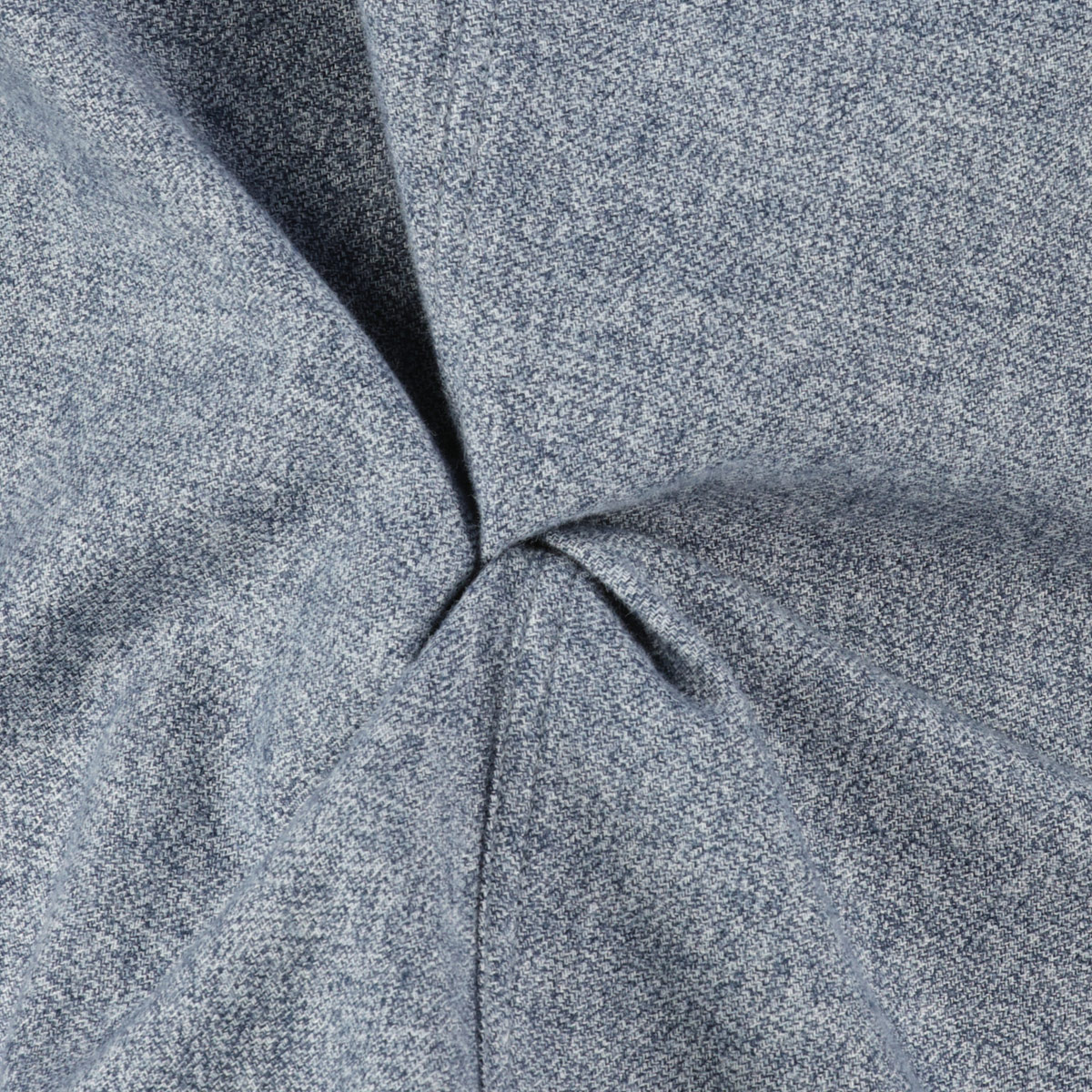 CASA MODA Freizeithemd aus Baumwoll-Flanell blau