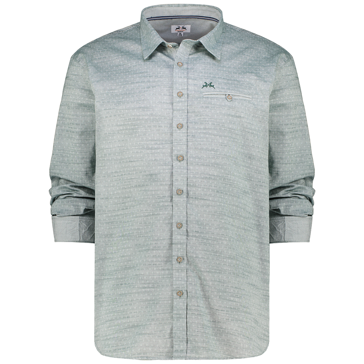 Maddox Trachtenhemd aus Baumwolle grün