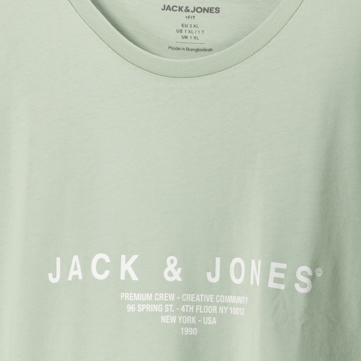Jack&Jones T-Shirt mit Label-Print mint