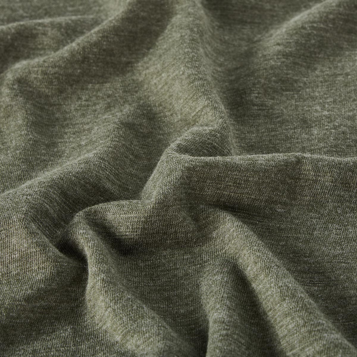 s.Oliver Basic T-Shirt mit Rundhalsausschnitt, elastisch grün