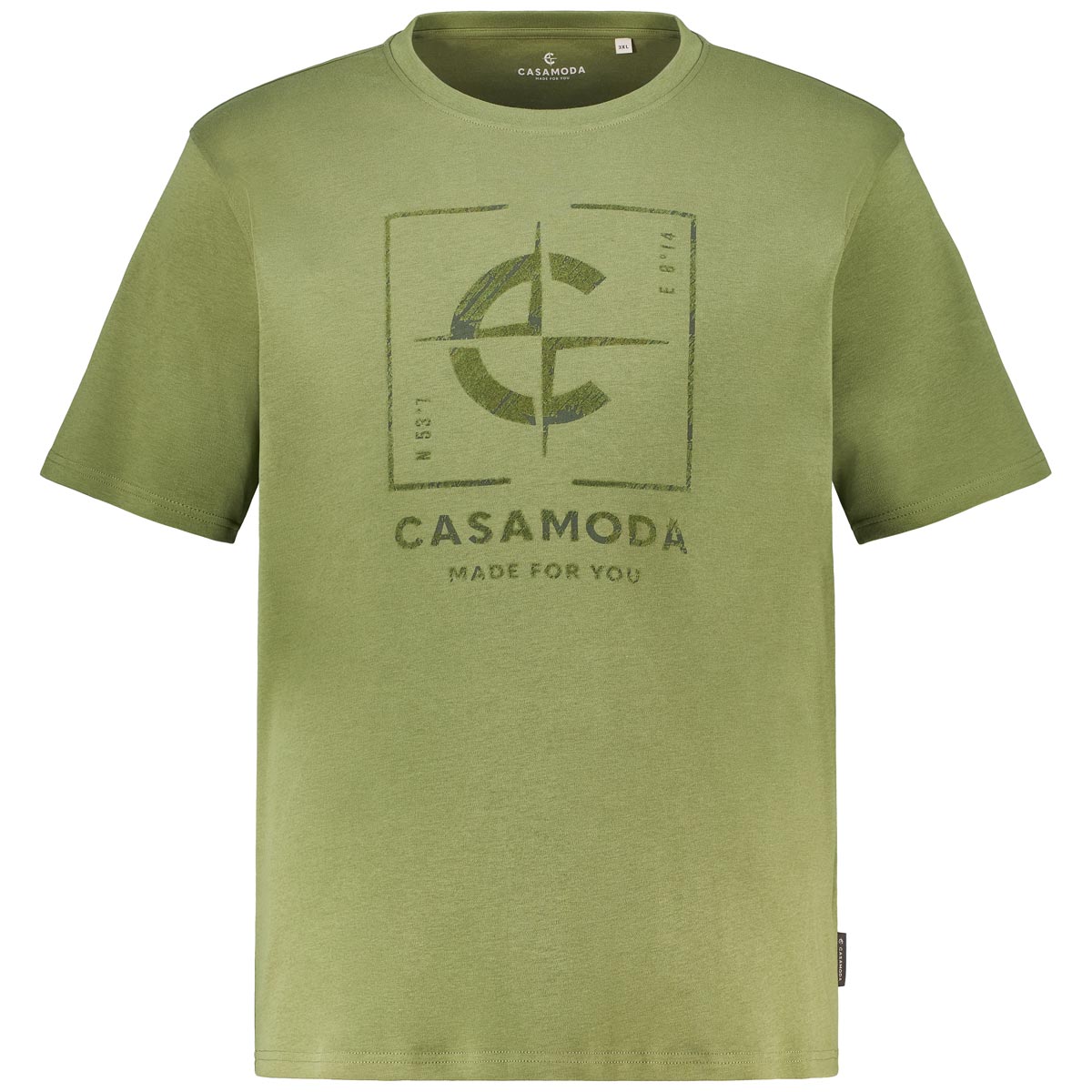 T-Shirt mit Label-Print