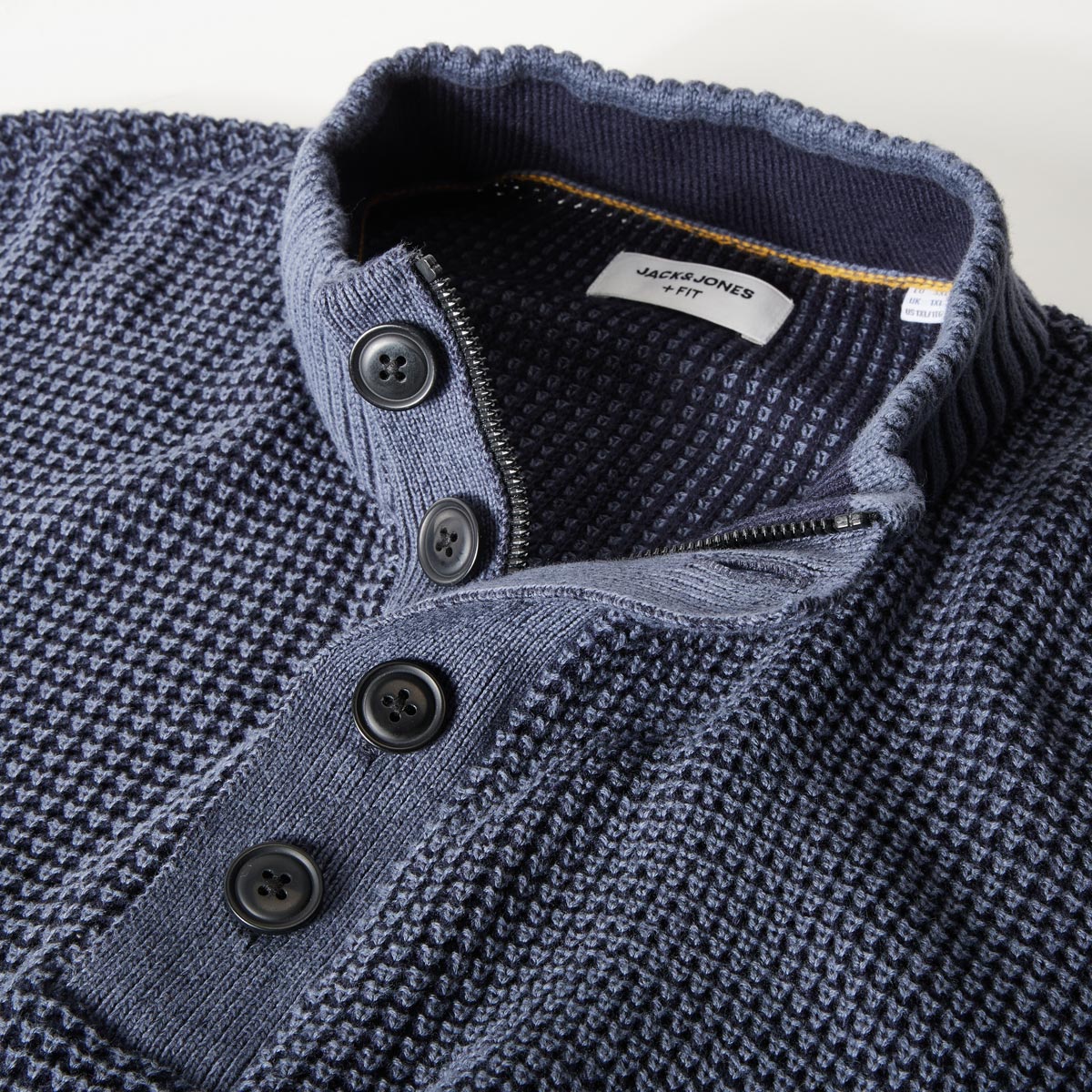Jack&Jones Troyer in Two-Tone-Optik blau