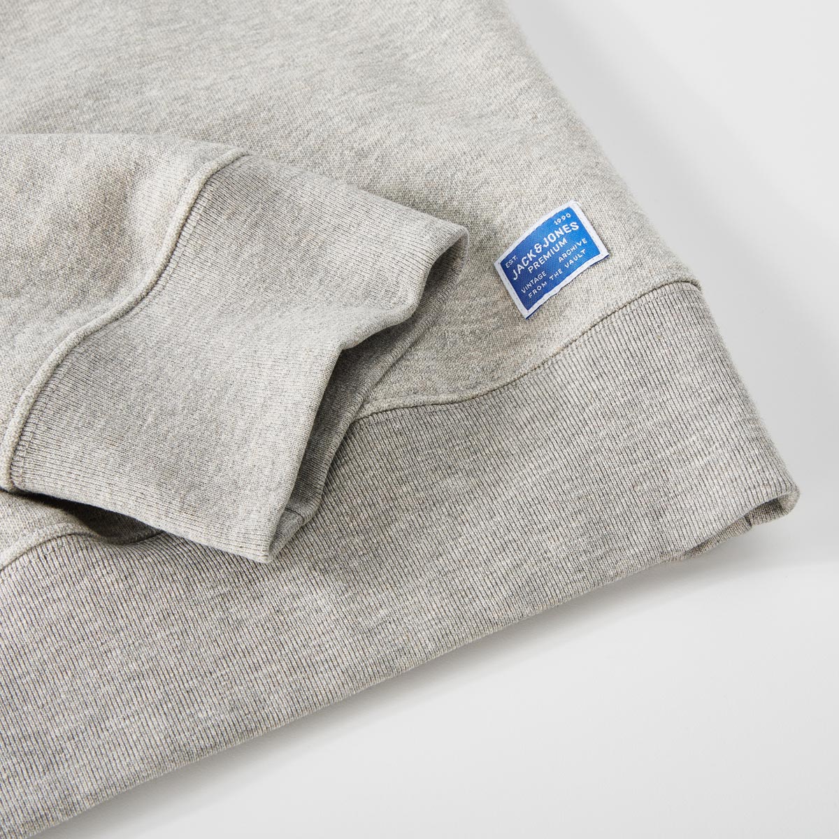 Jack&Jones Sweatshirt mit Print hellgrau