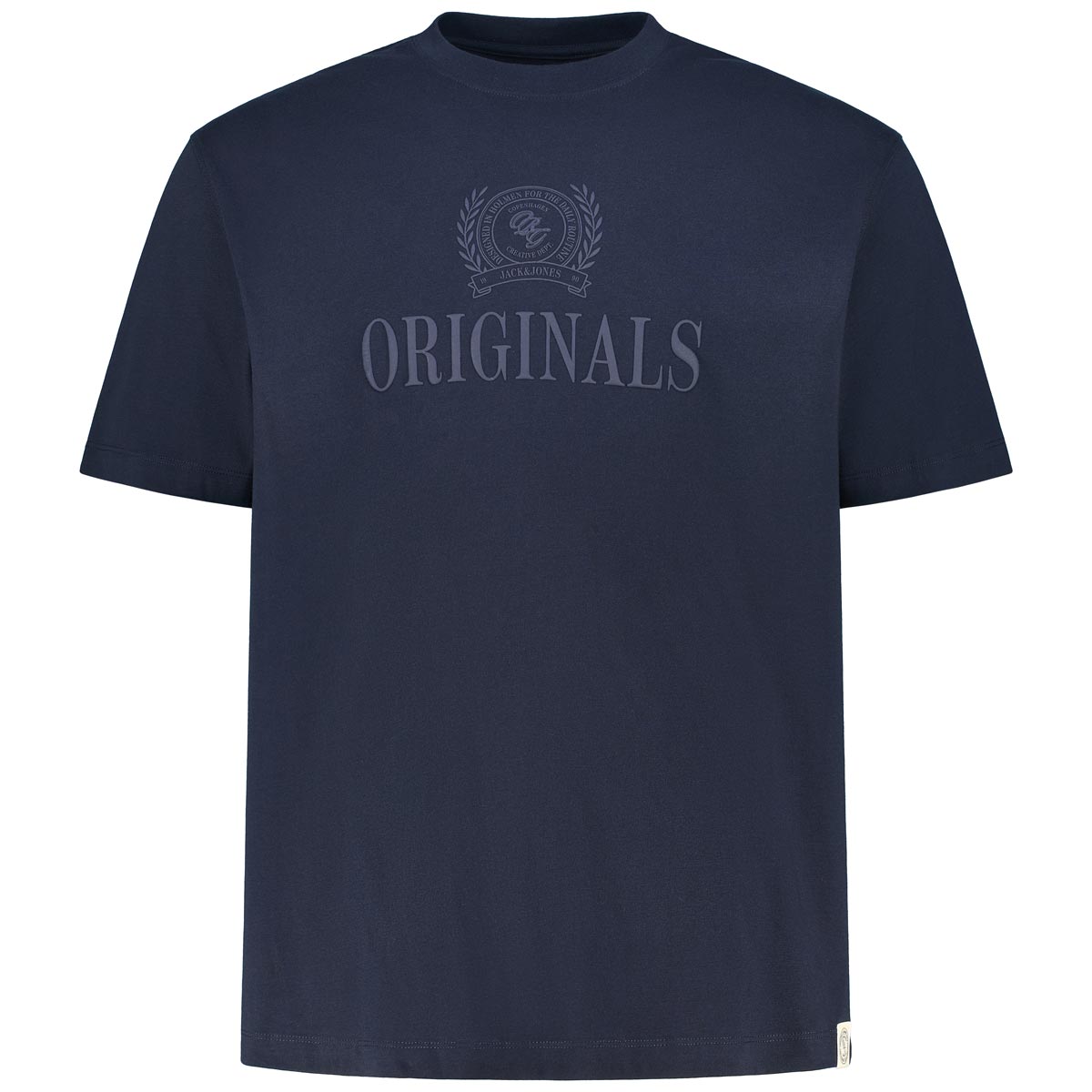 T-Shirt mit Label-Print