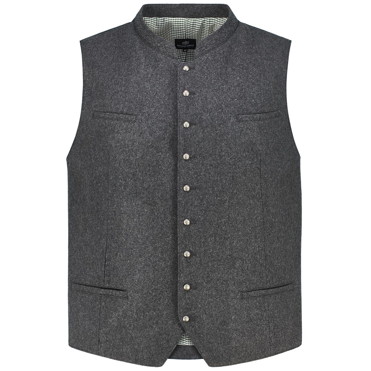 Hammerschmid Trachtenweste aus Wollmischung anthrazit