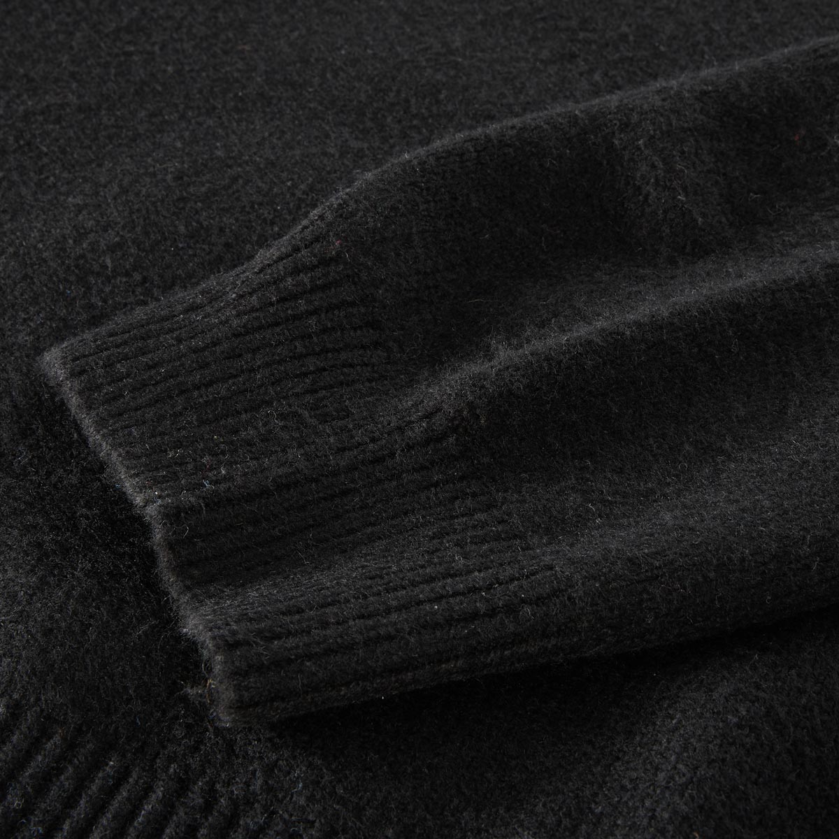 Jack&Jones Pullover aus Materialmix schwarz