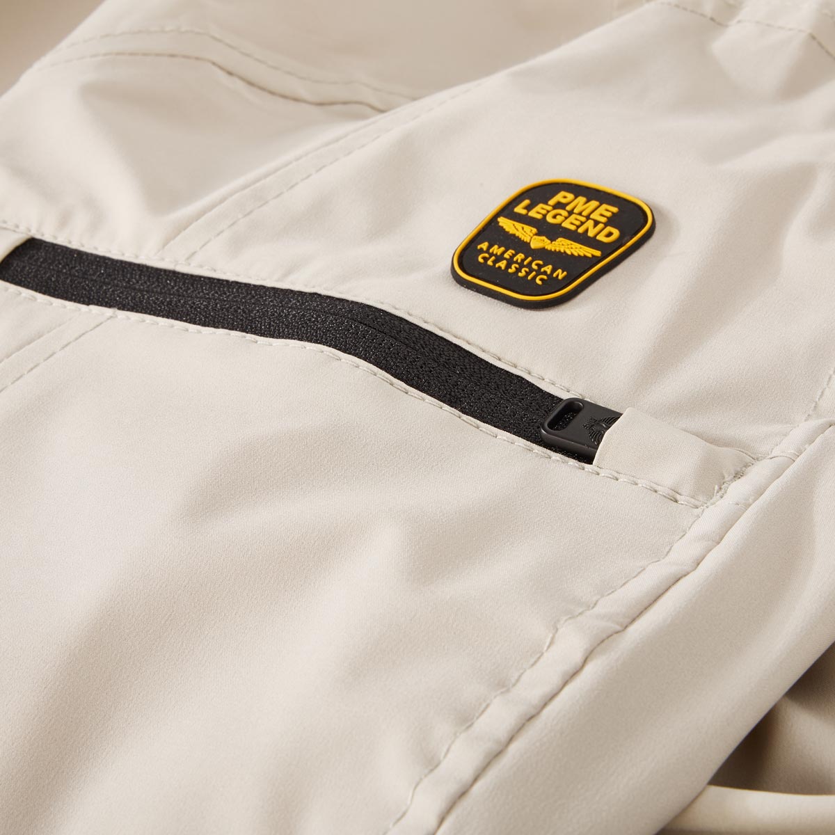 PME LEGEND Funktionsjacke "Winglock", wind- und wasserdicht hellgrau