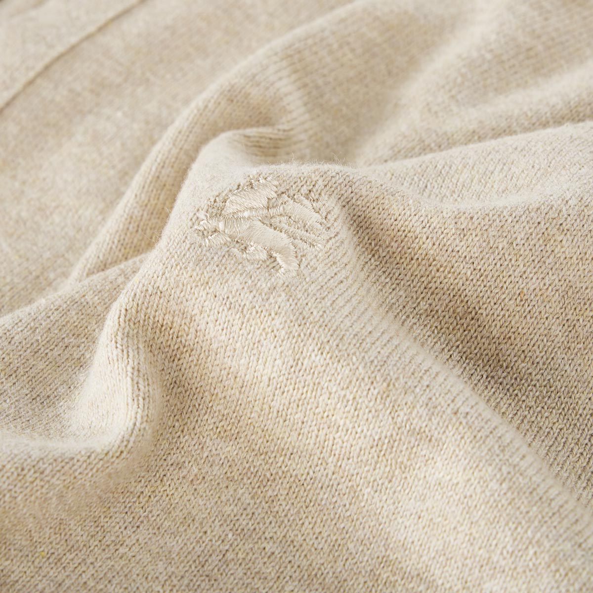 Lerros Pullover aus Baumwolle beige