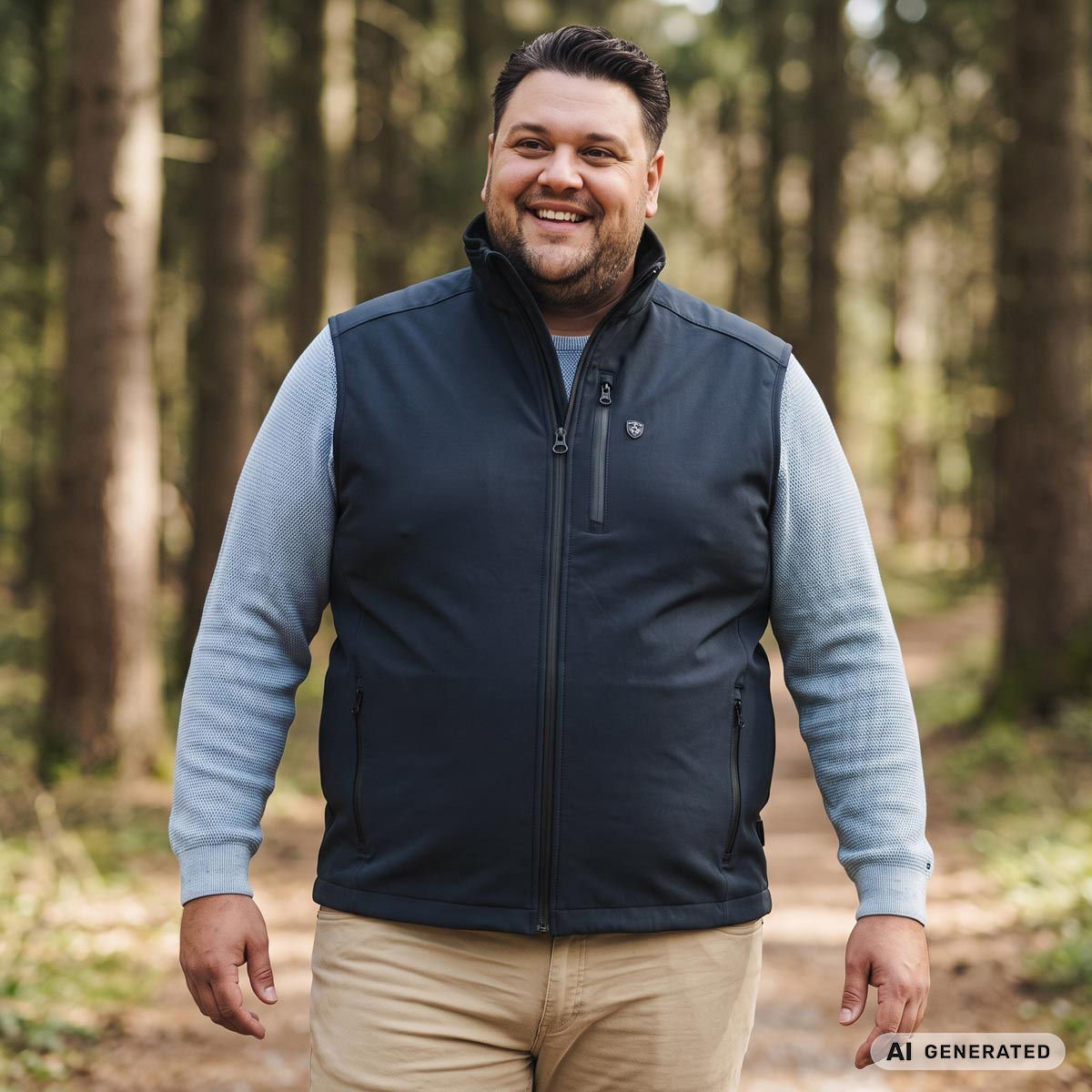 Wellensteyn Softshellweste "Alpinus-Vest"  mit Stretch, wasserabweisend blau