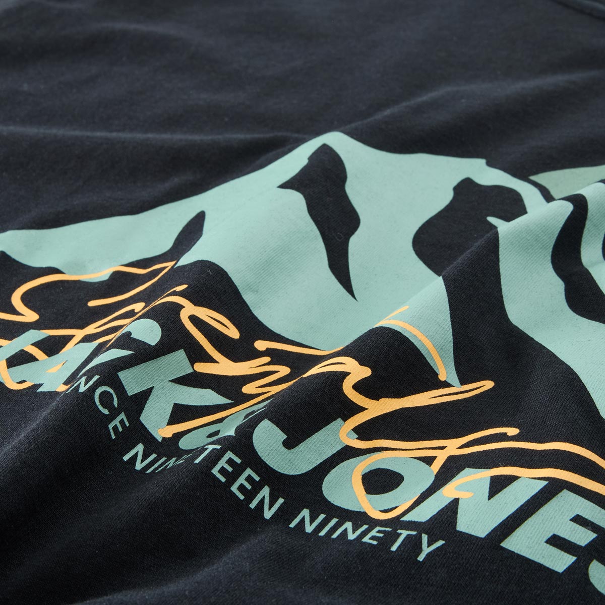 Jack&Jones T-Shirt mit Motiv-Print schwarz