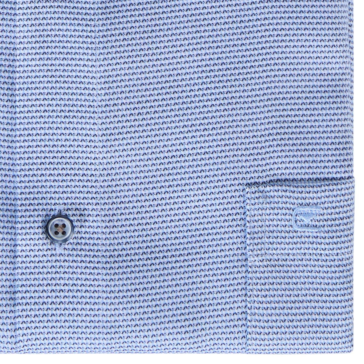 CASA MODA Businessehemd, kurzarm, bügelfrei blau