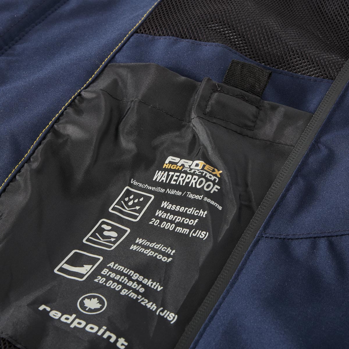 Redpoint Leichte Softshelljacke, wind- und wasserdicht dunkelblau