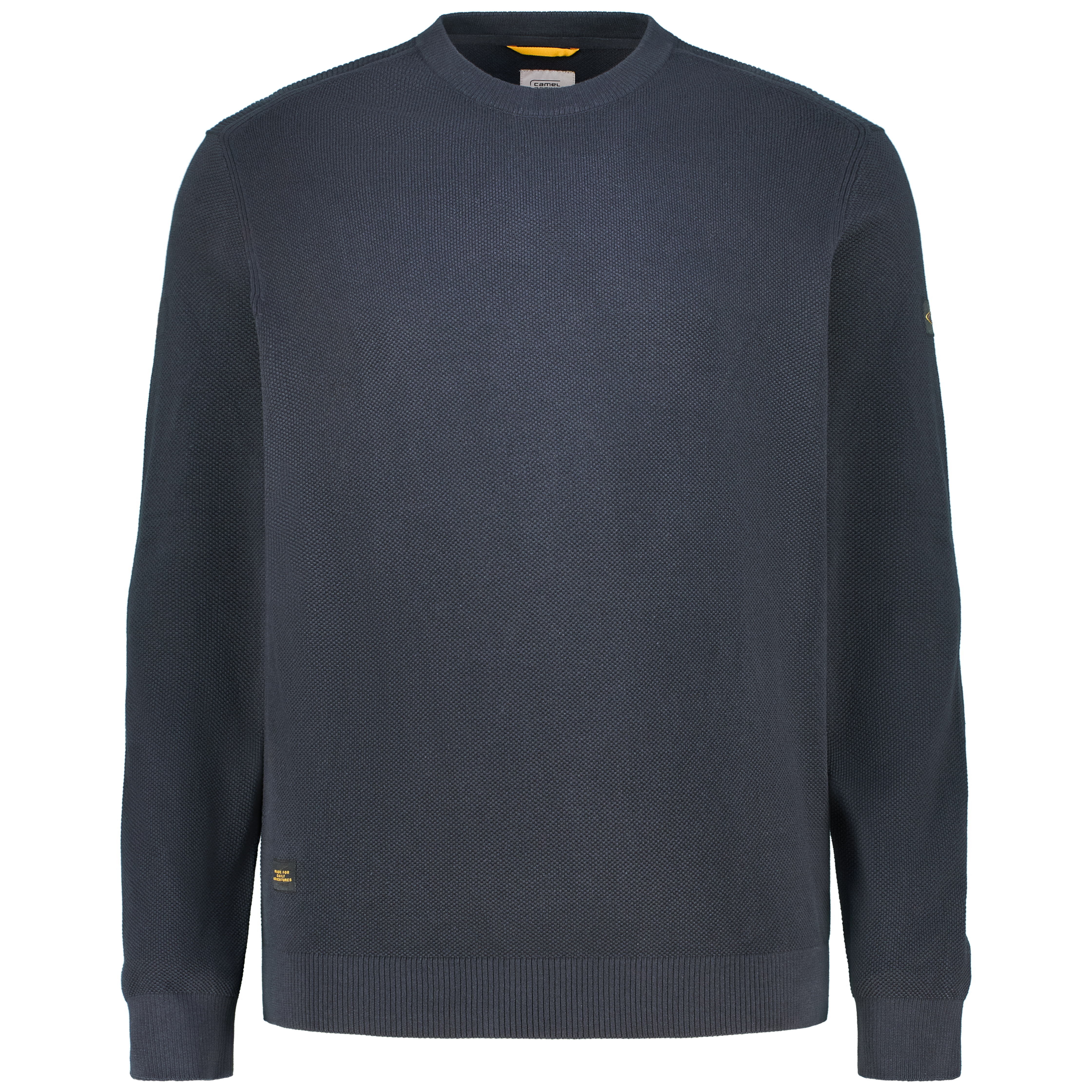 camel active Pullover mit Struktur Farbe dunkelblau Größe: 3XL günstig online kaufen