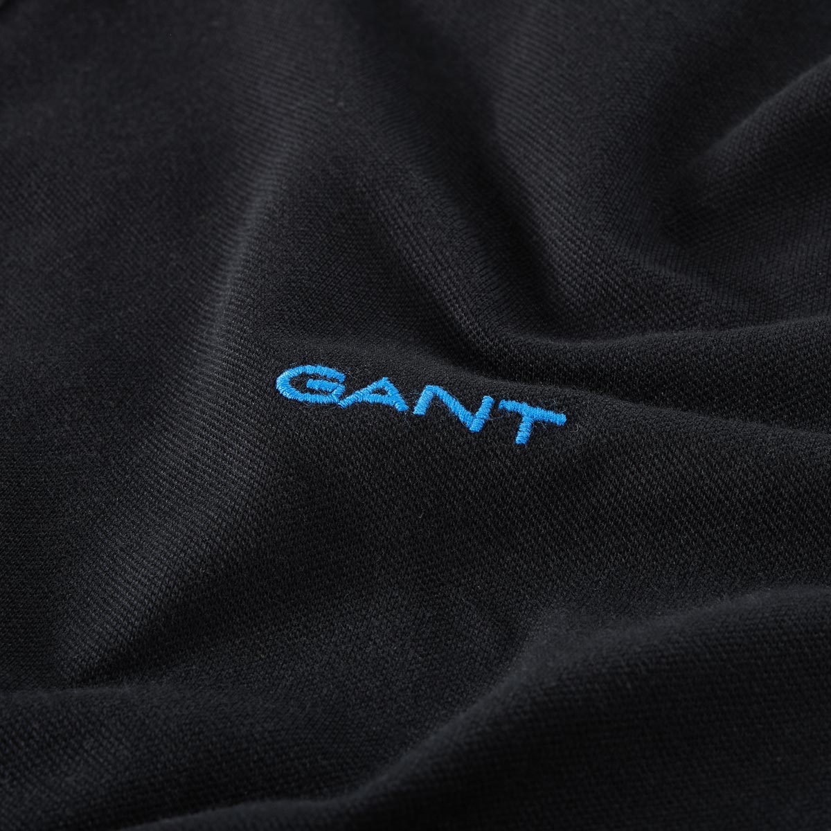 Gant Poloshirt mit Stretch schwarz