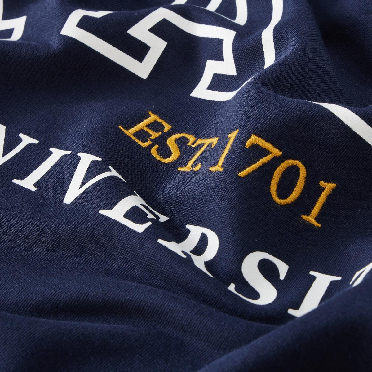 North Hoodie mit Yale-Print dunkelblau