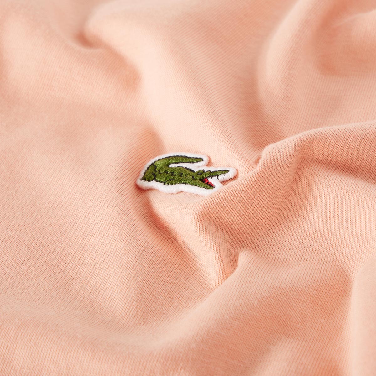 LACOSTE T-Shirt aus Baumwolle orange