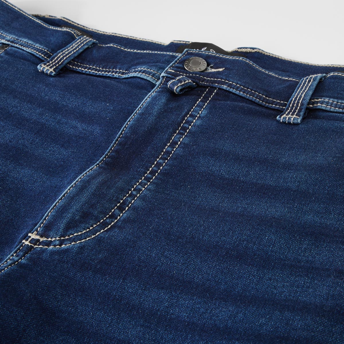 bugatti Jeans-Shorts mit Stretch blau