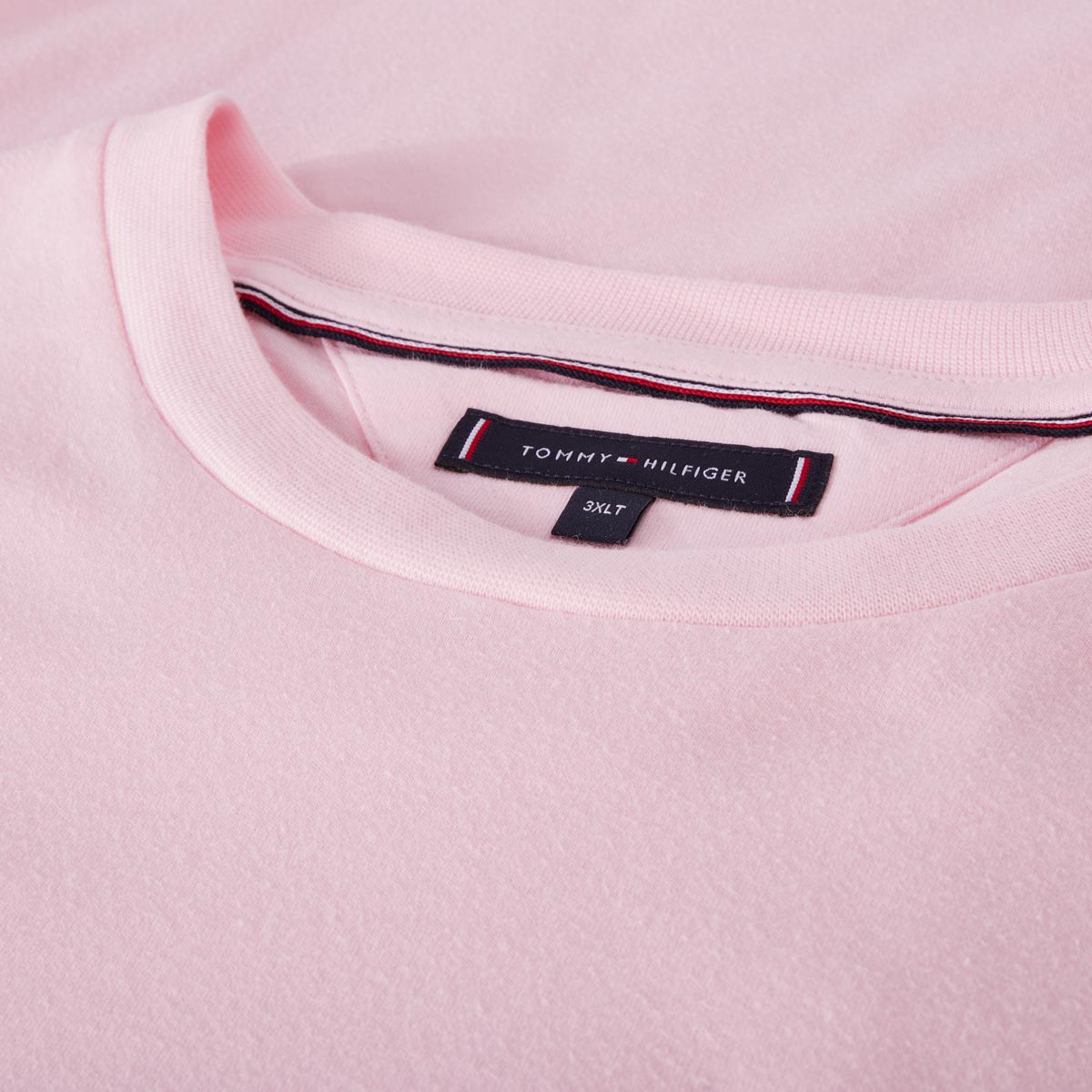 Tommy Hilfiger T-Shirt aus Baumwolle Farbe pink Größe: 5XL günstig online kaufen