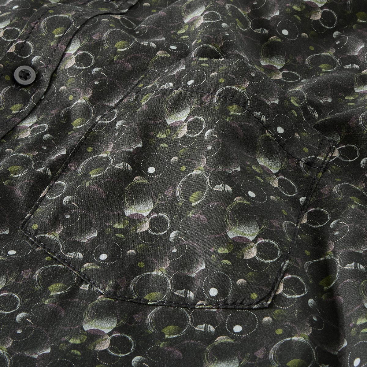 Pfundskerl Freizeithemd mit Allover-Muster schwarz