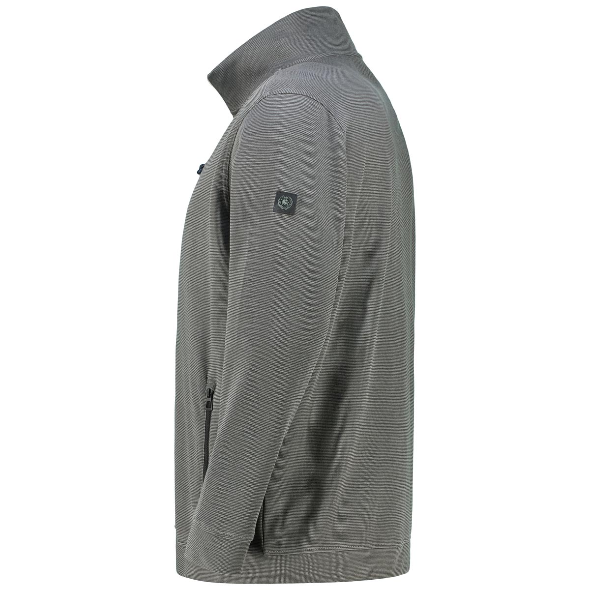 Lerros Sweatjacke aus Baumwolle grau