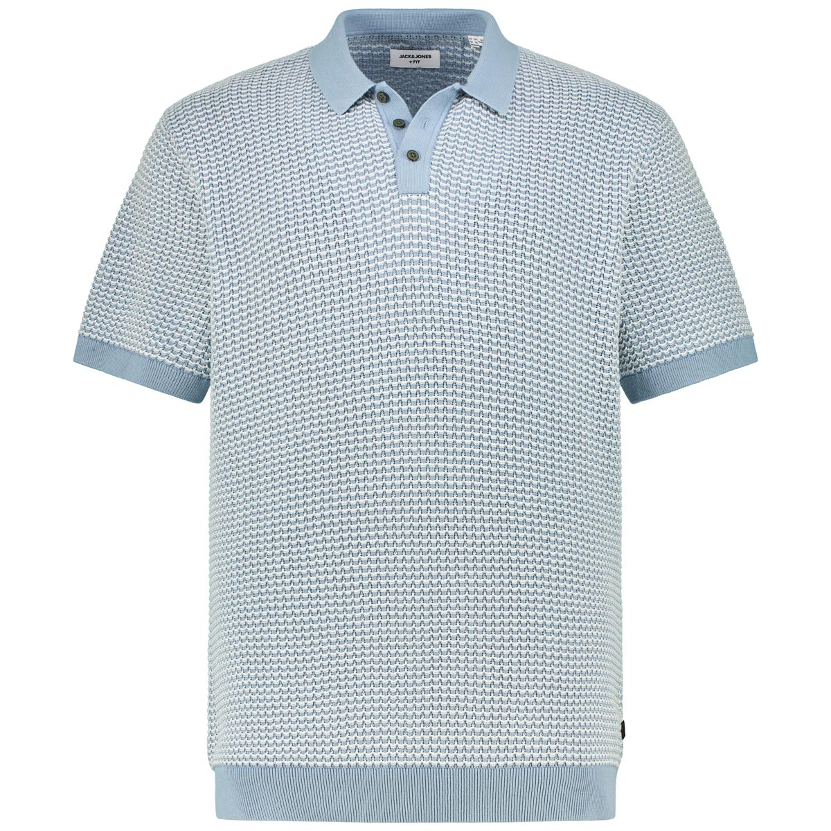 Strick-Poloshirt aus Biobaumwolle