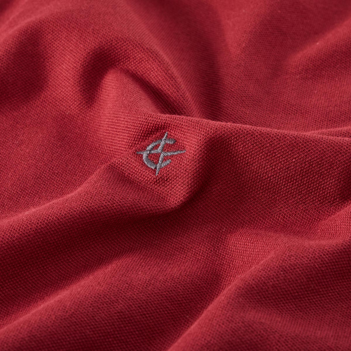 CASA MODA Poloshirt mit Elasthan rot