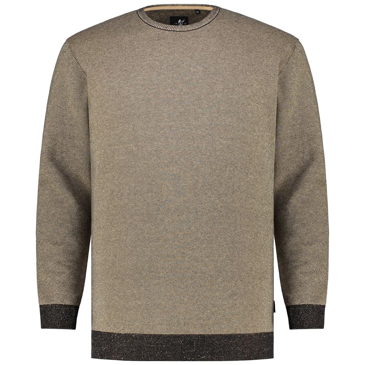 Hajo Pullover aus Baumwolle Farbe beige Größe: 3XL günstig online kaufen