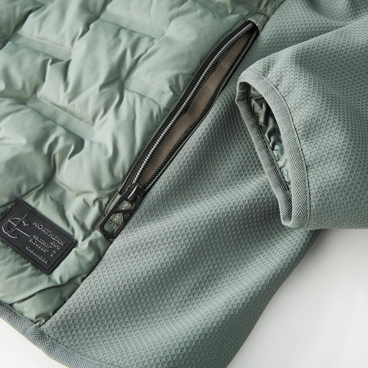 CASA MODA Steppjacke, wind- und wasserabweisend türkis
