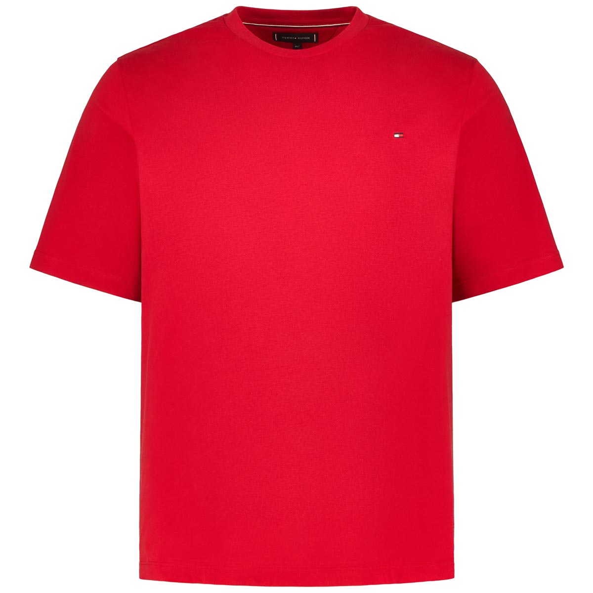 Tommy Hilfiger T-Shirt aus Baumwolle Farbe rot Größe: 3XL günstig online kaufen
