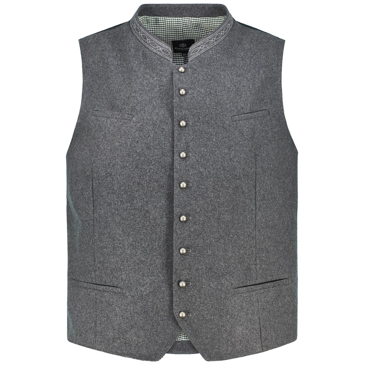 Hammerschmid Trachtenweste aus Wollmischung grau