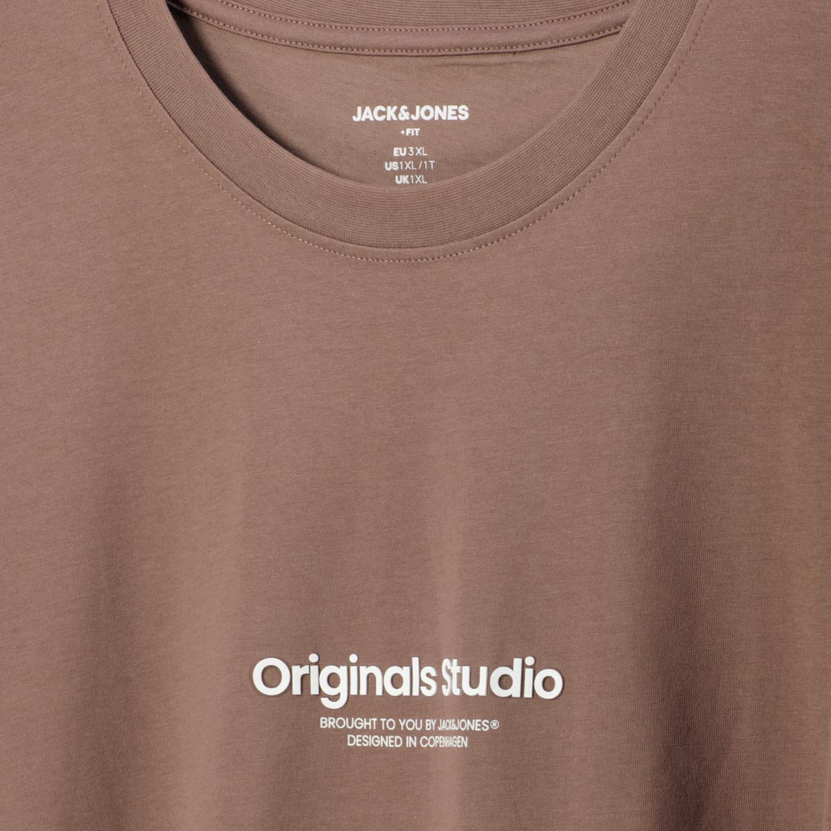 Jack&Jones T-Shirt mit Label-Print braun